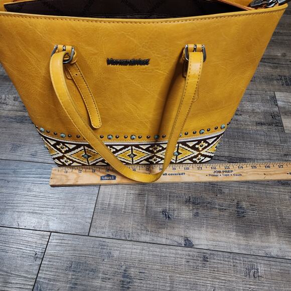 Montana West conceal carry purse handbag with matching pouch G - Picture 9 of 11